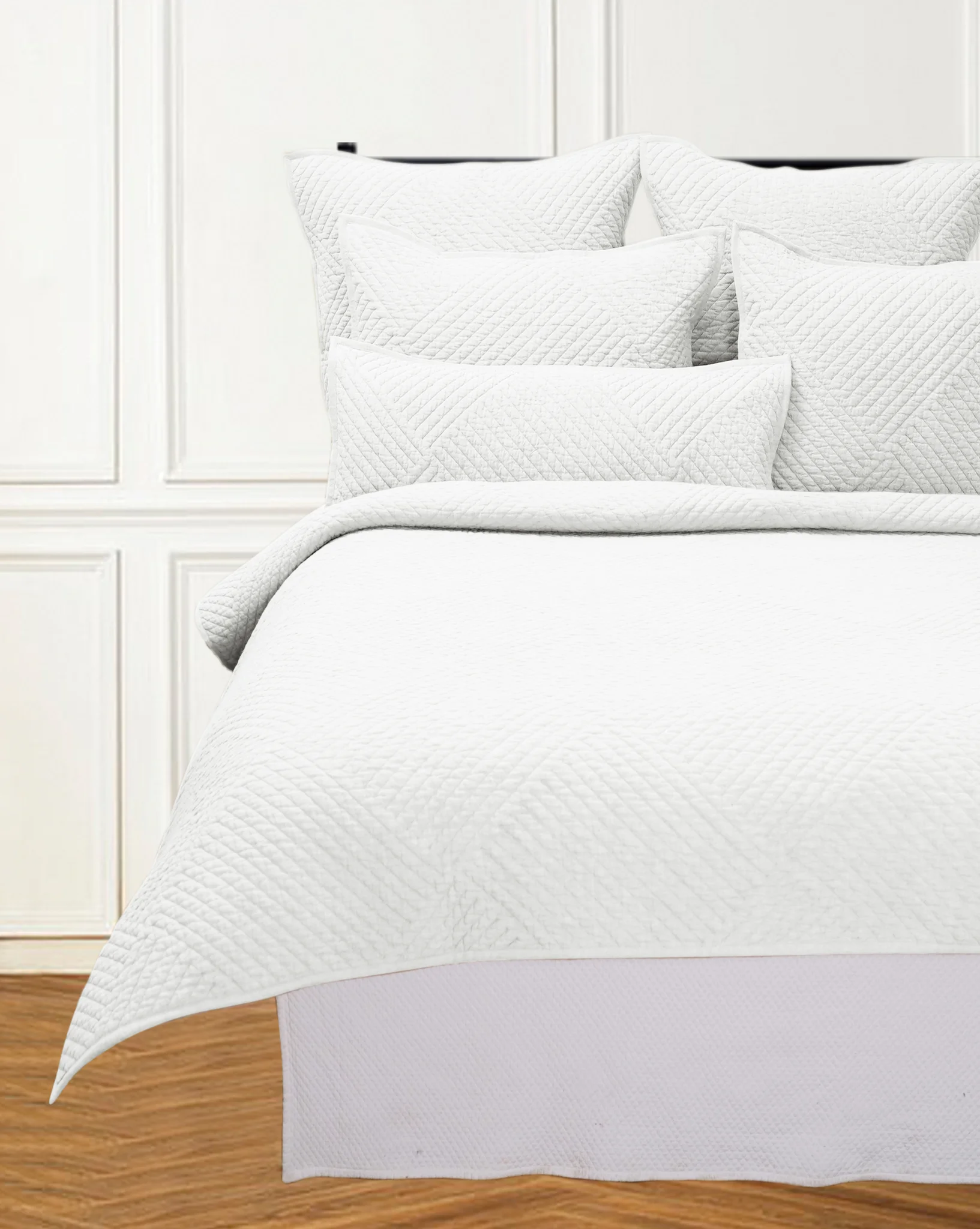 CHARLOTTE TWIN QUILT WHITE