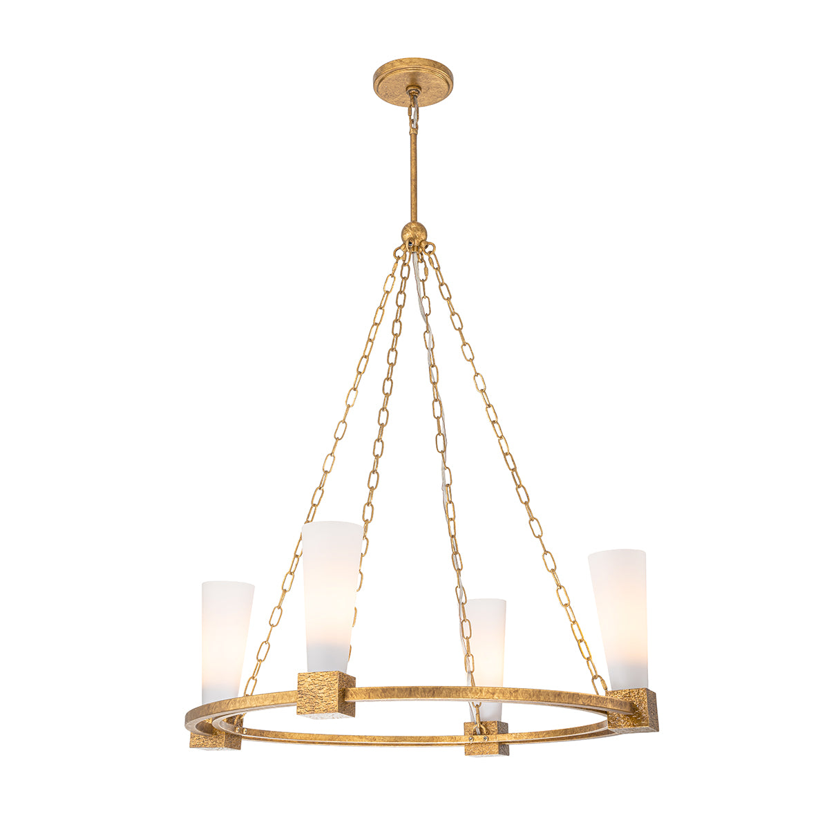 Kristy 4 Light Chandelier Gold