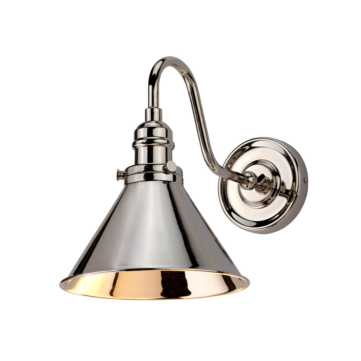 Provence 1 Light Sconce in Polished Nickel