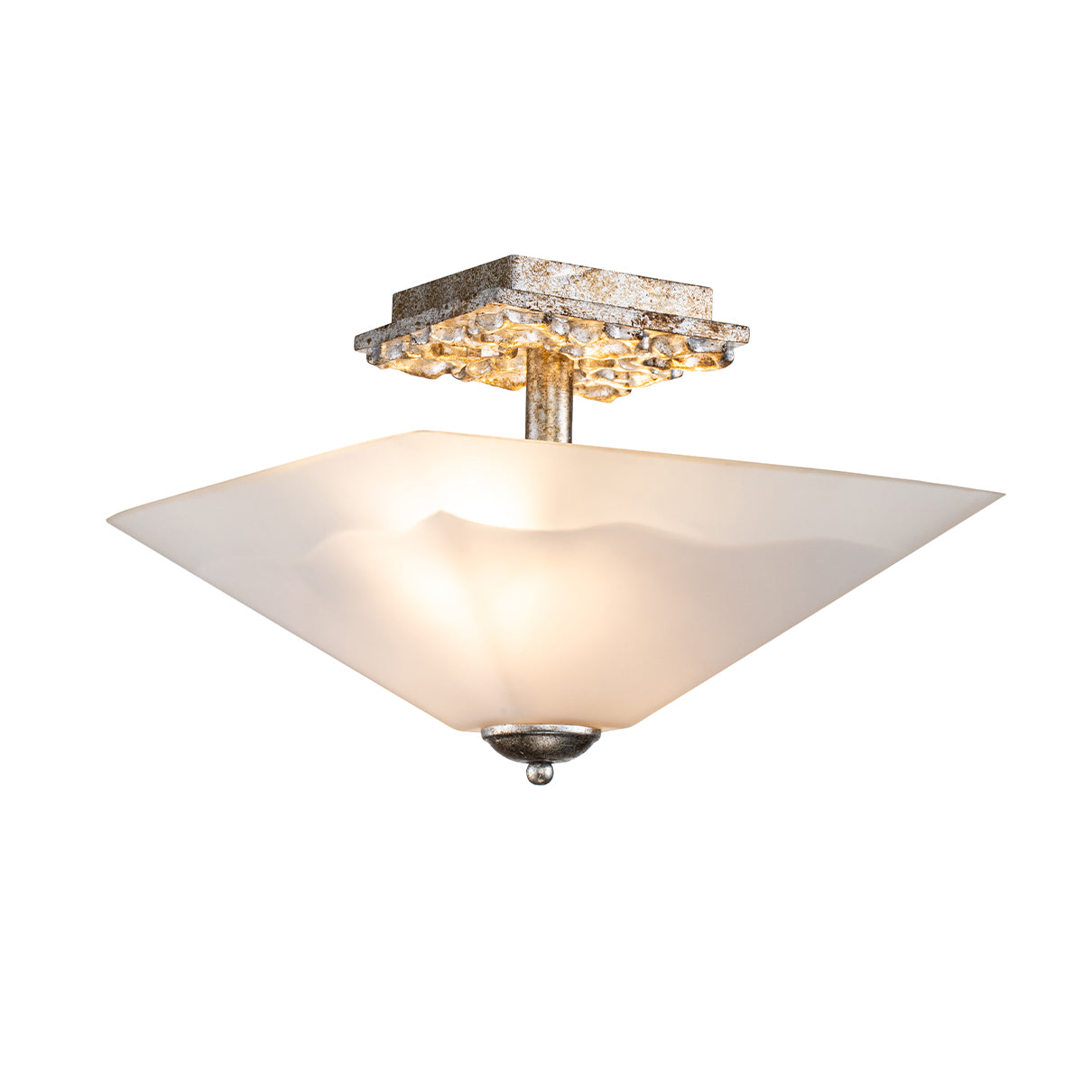 STAR SILVER FLUSH MOUNT