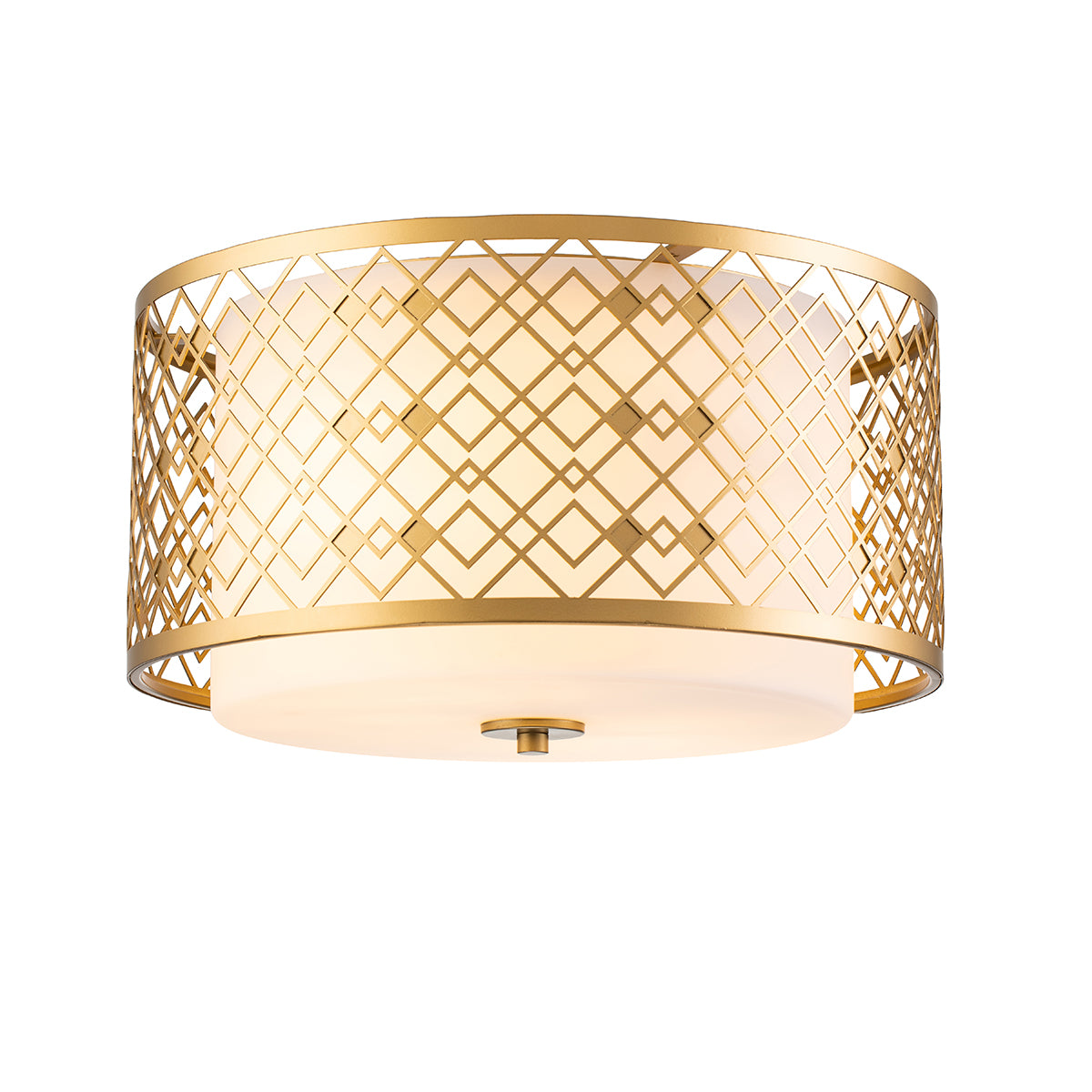 ZIGGY FLUSH MOUNT GOLD