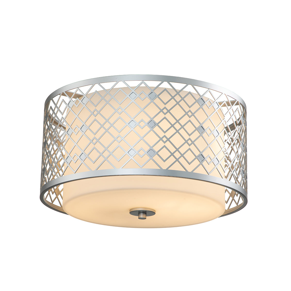 ZIGGY FLUSH MOUNT SILVER