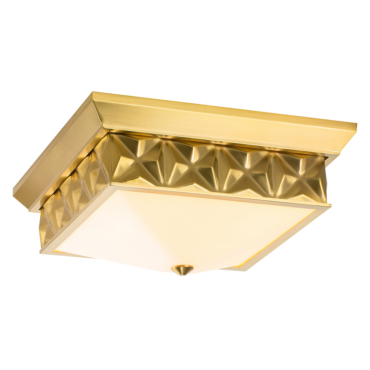 ALPHA FLUSH MOUNT BRASS