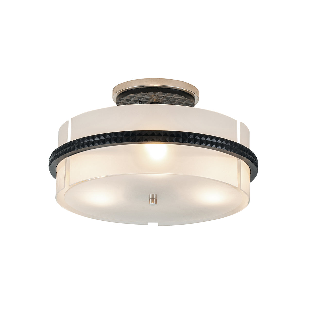 MAZANT 3 SEMIFLUSH BLK&CR