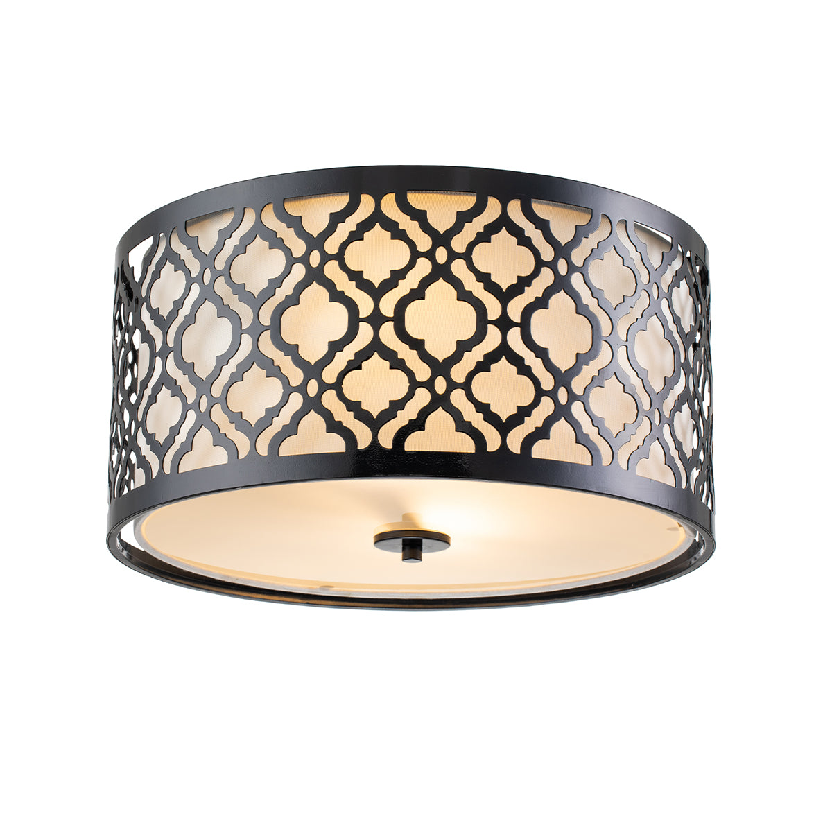 ARABELLA FLUSH MOUNT BLK