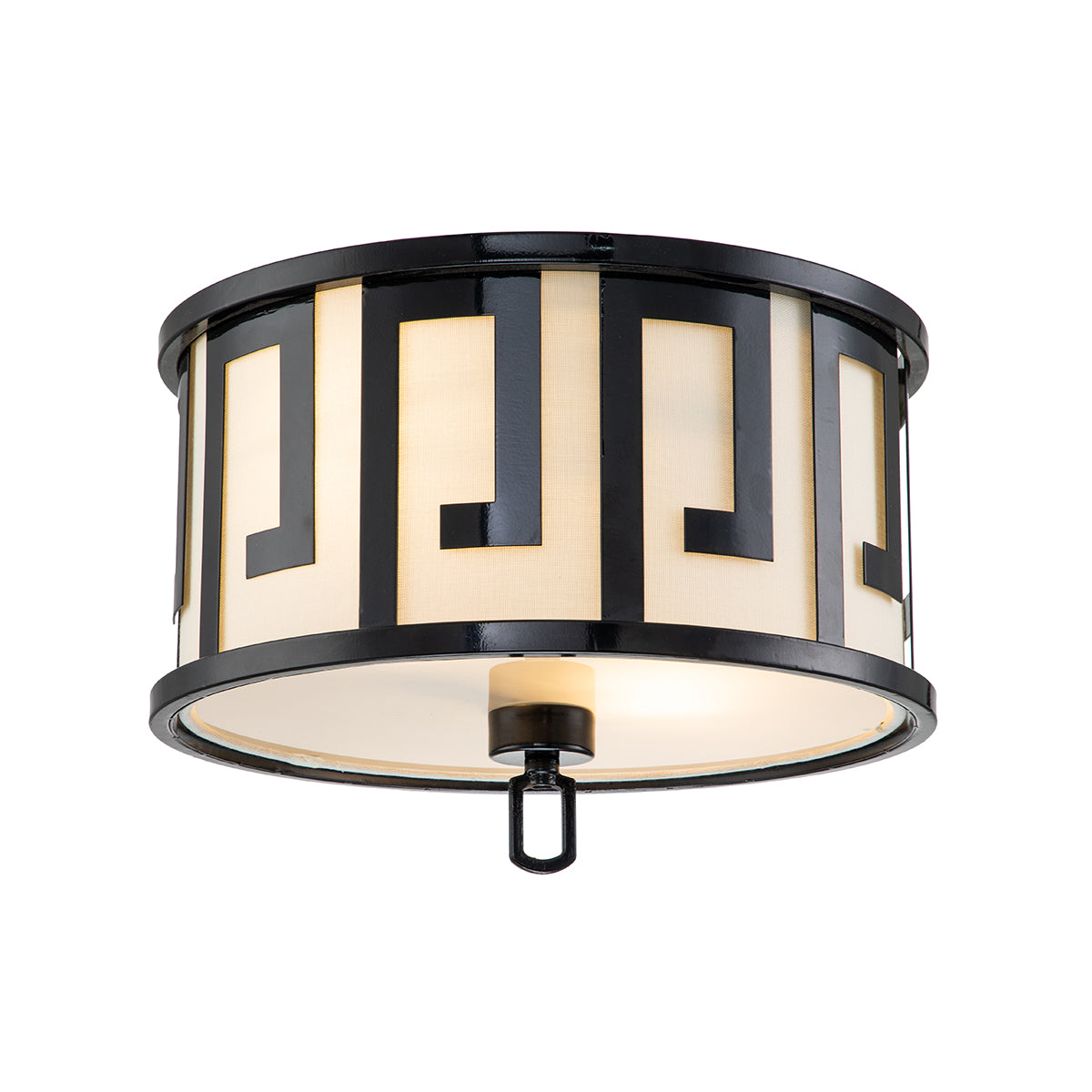LEUMRIA 2 FLUSH MOUNT BLK