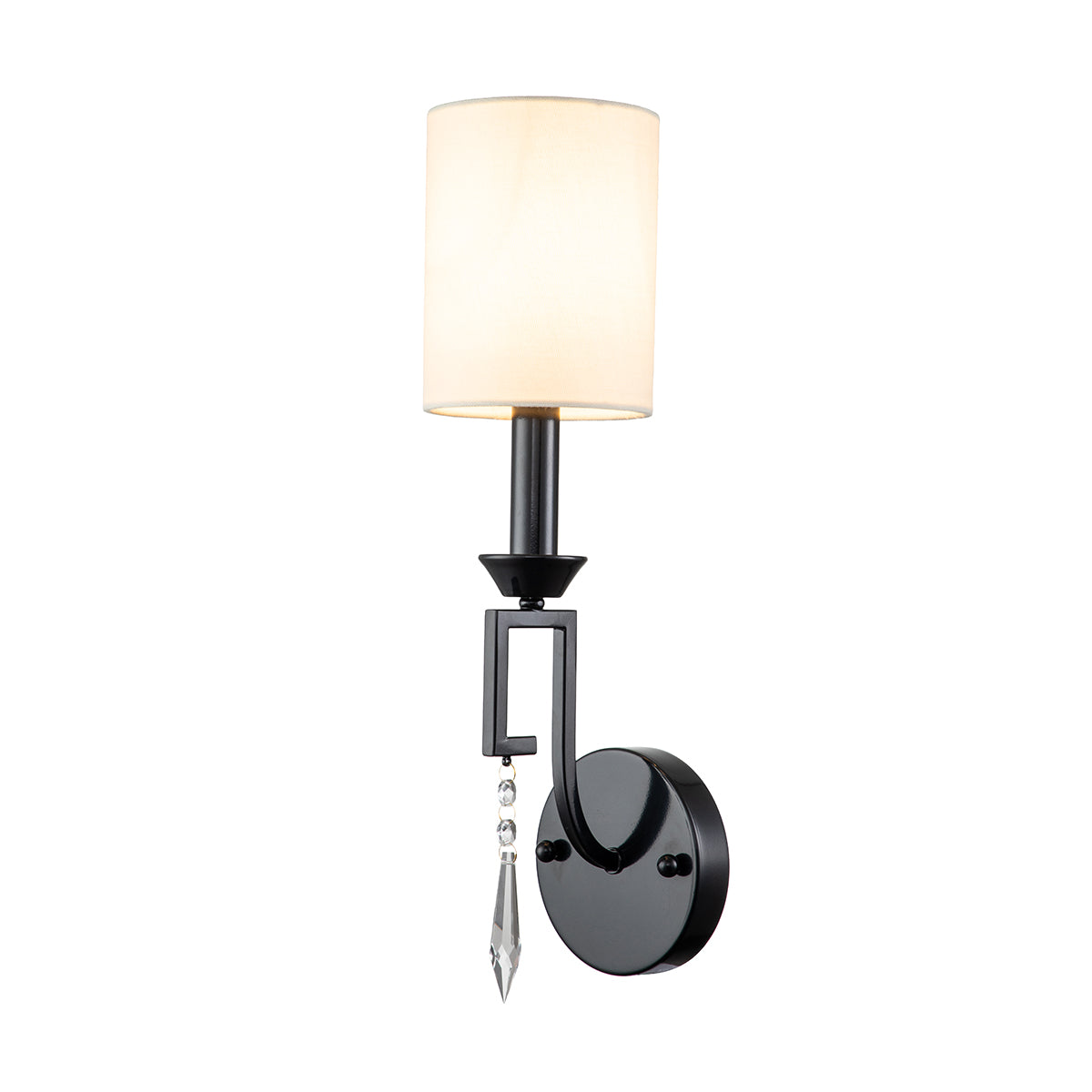 LEMURIA 1 SCONCE IN BLK