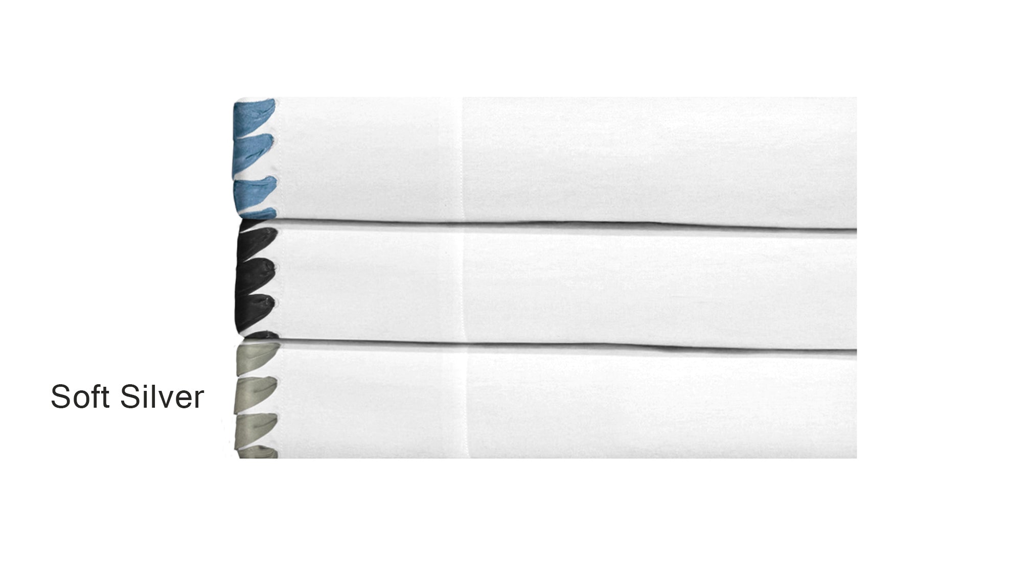 HARBOR QUEEN SHEET SET SOFT SILVER