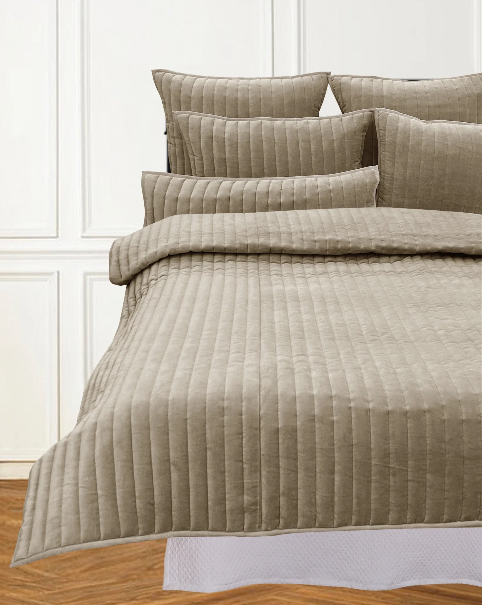 LENNON TWIN QUILT BEIGE