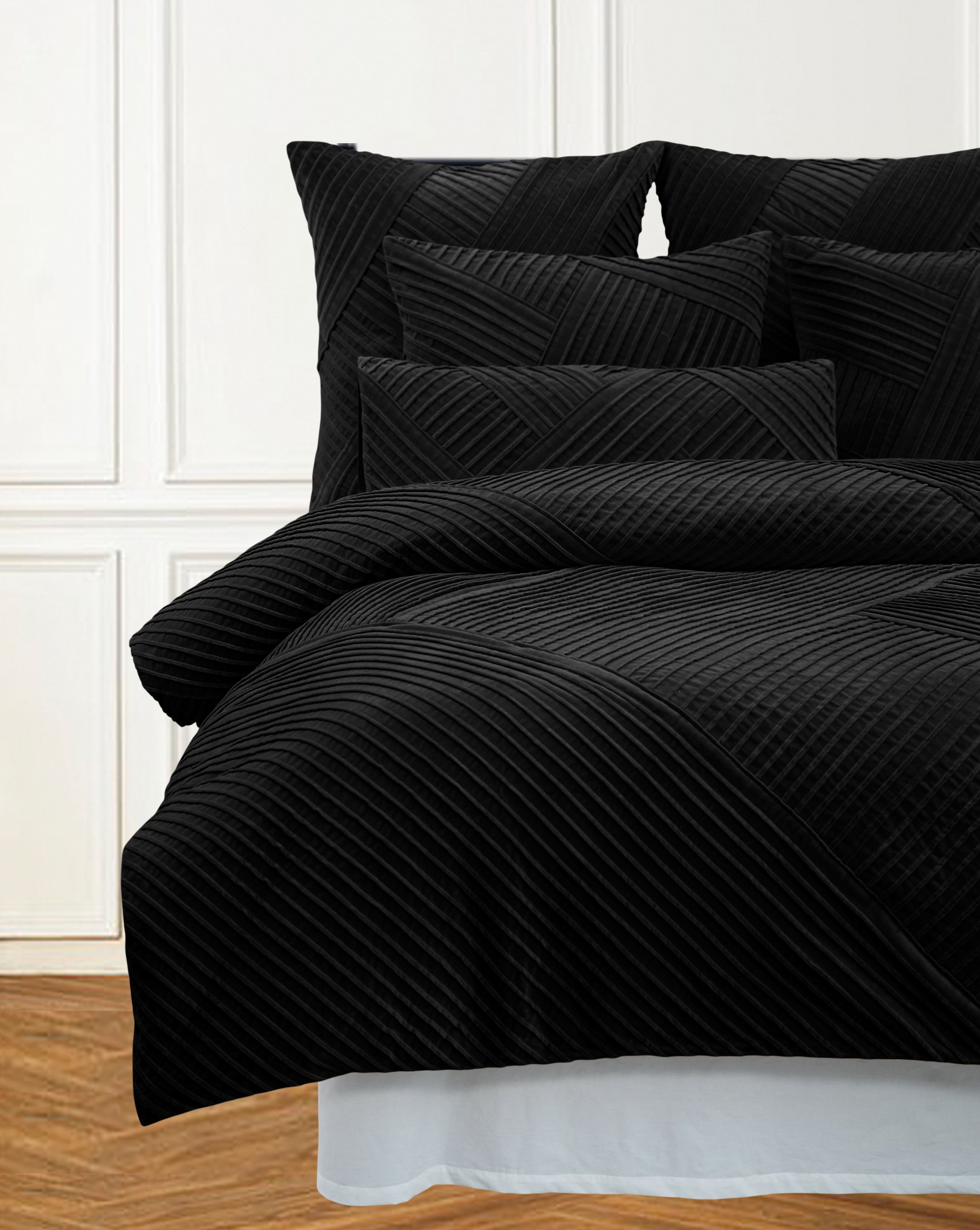 LAKE TWIN DUVET BLACK