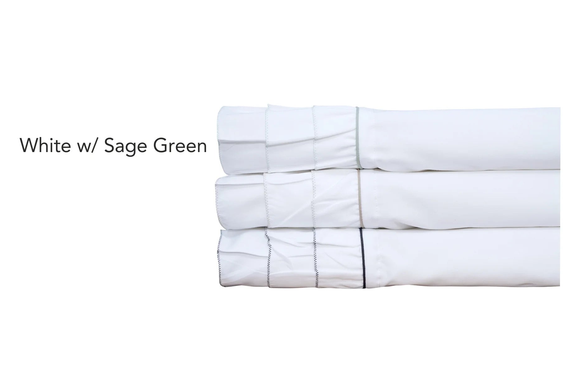 MAEVE STANDARD PILLOWCASES SAGE GREEN