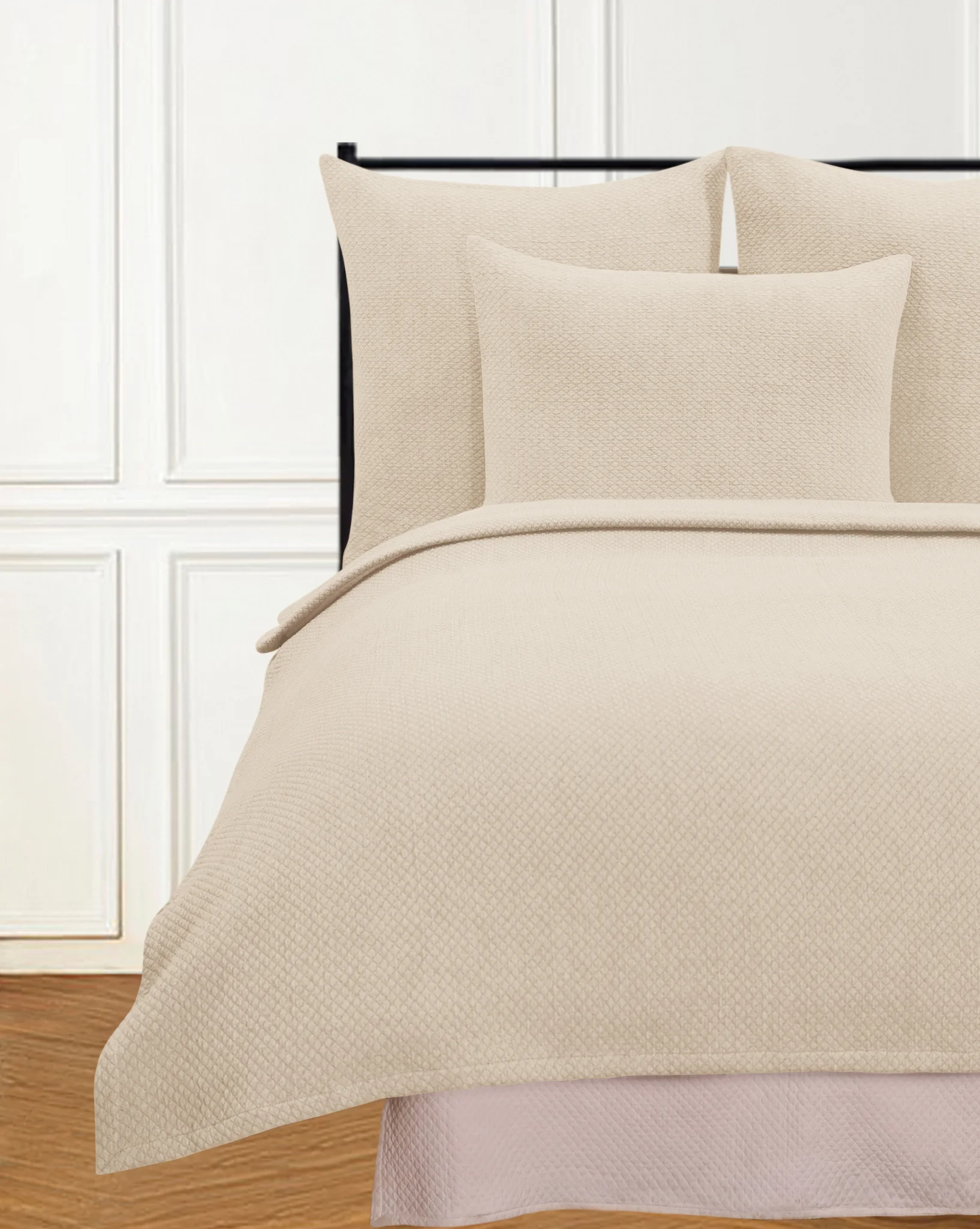 MATEO QUEEN COVERLET BEIGE