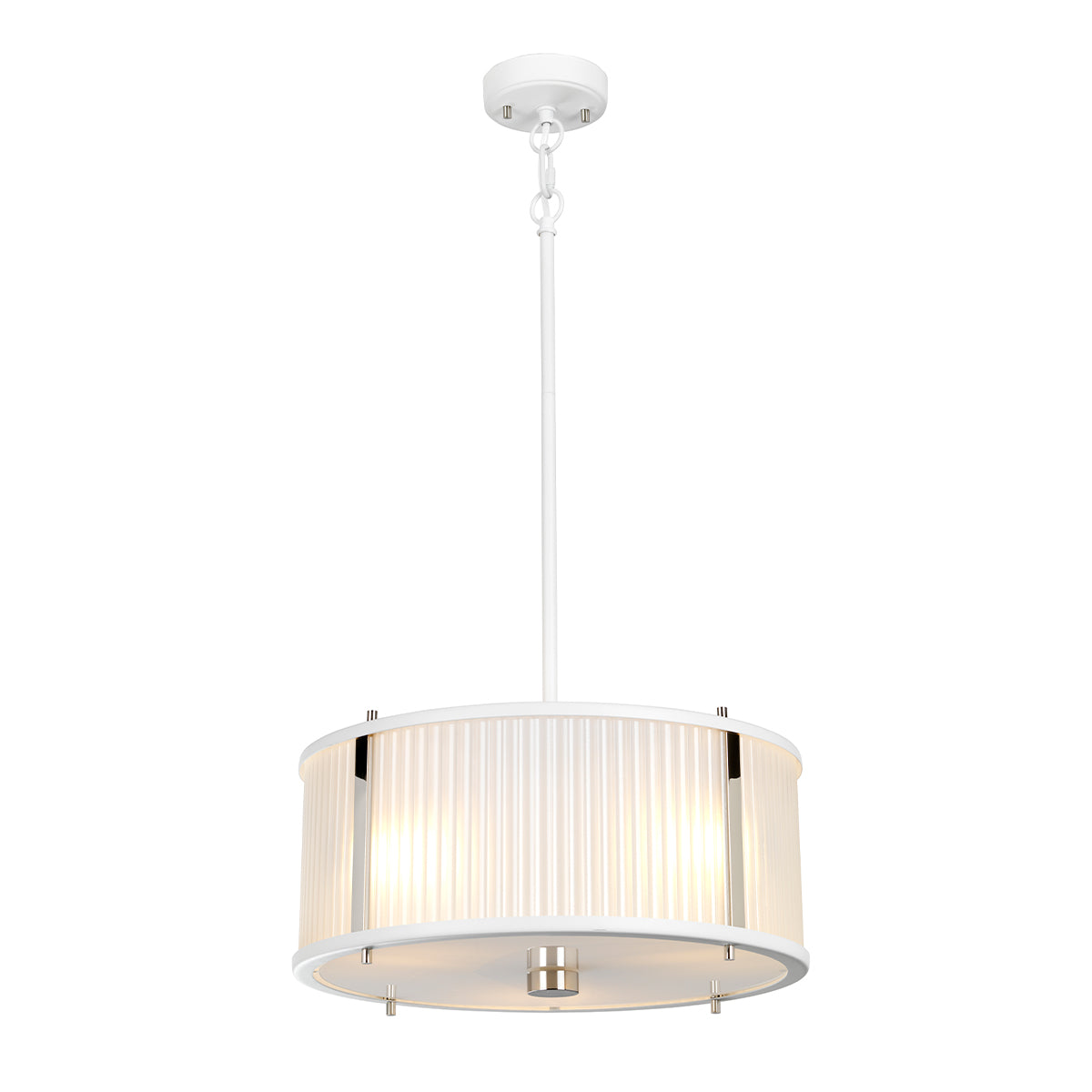 CORONA 3 PENDANT IN WHITE