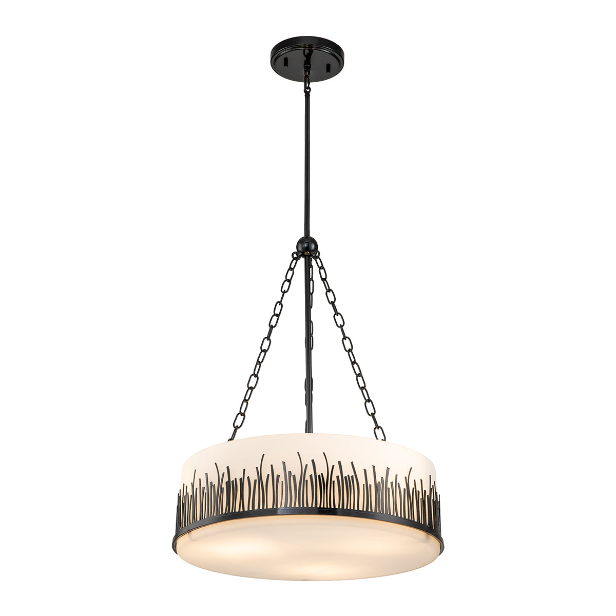SAWGRASS LG PENDANT BLK