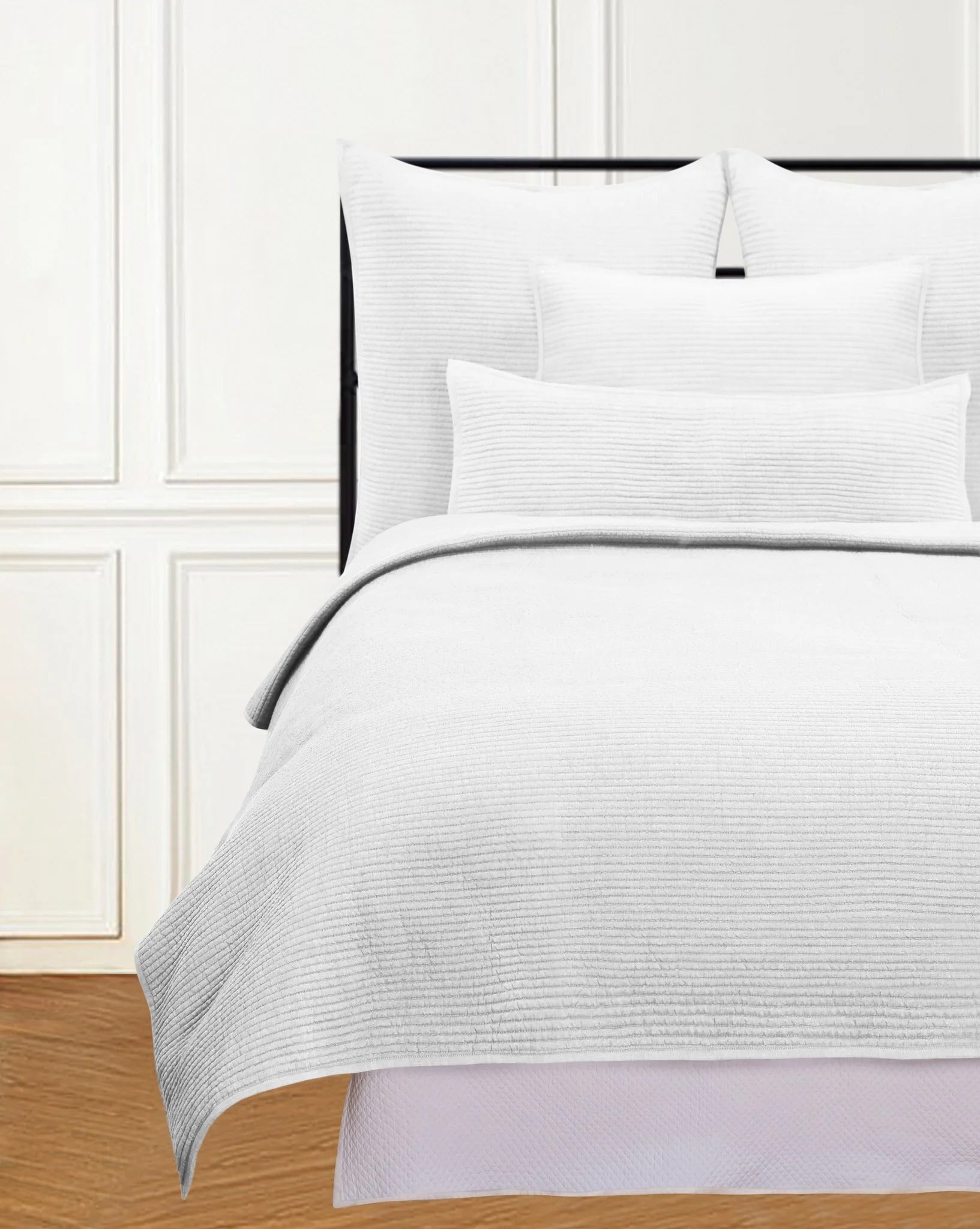 SOREN KING QUILT WHITE