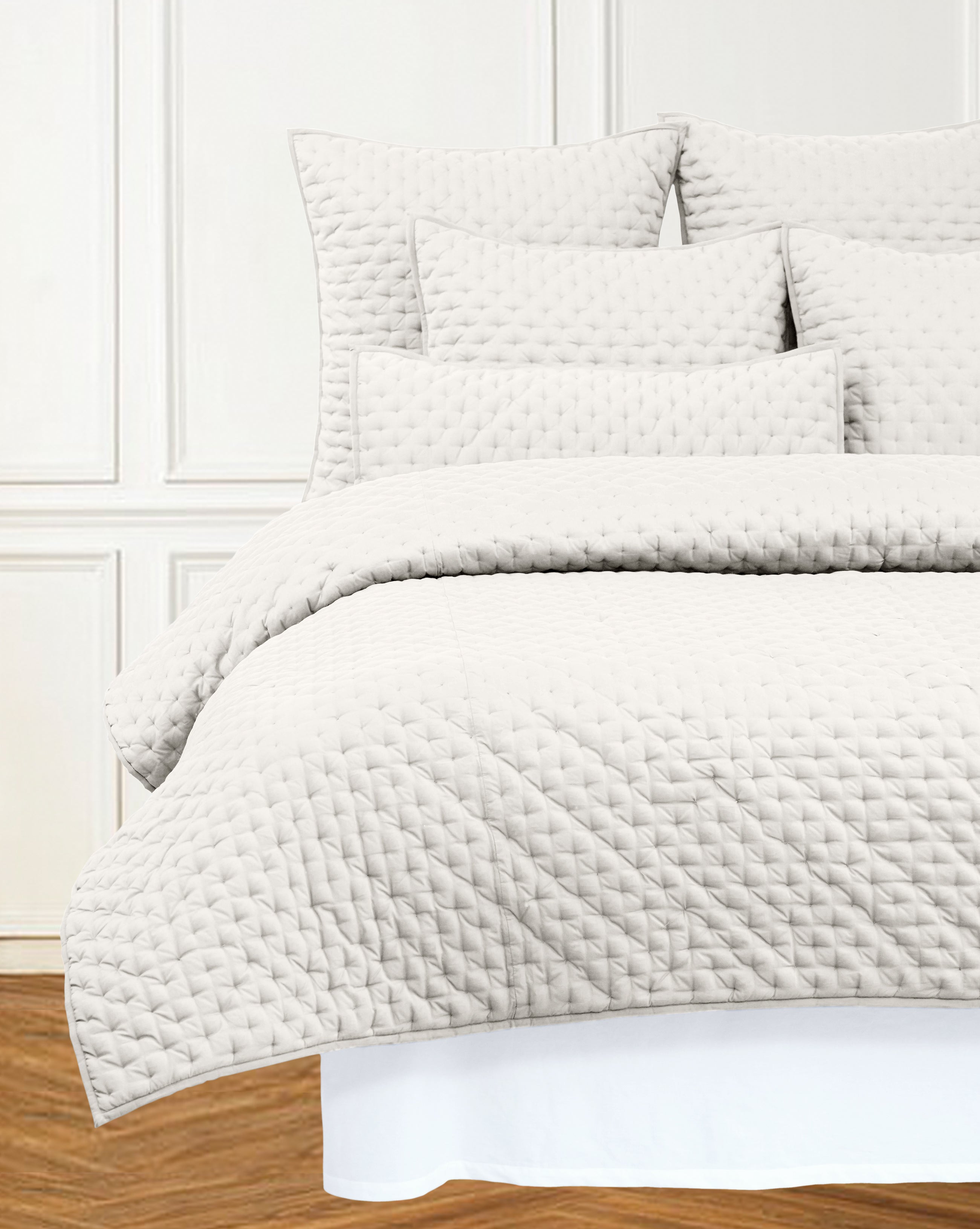 SEAMUS KING QUILT CREAM