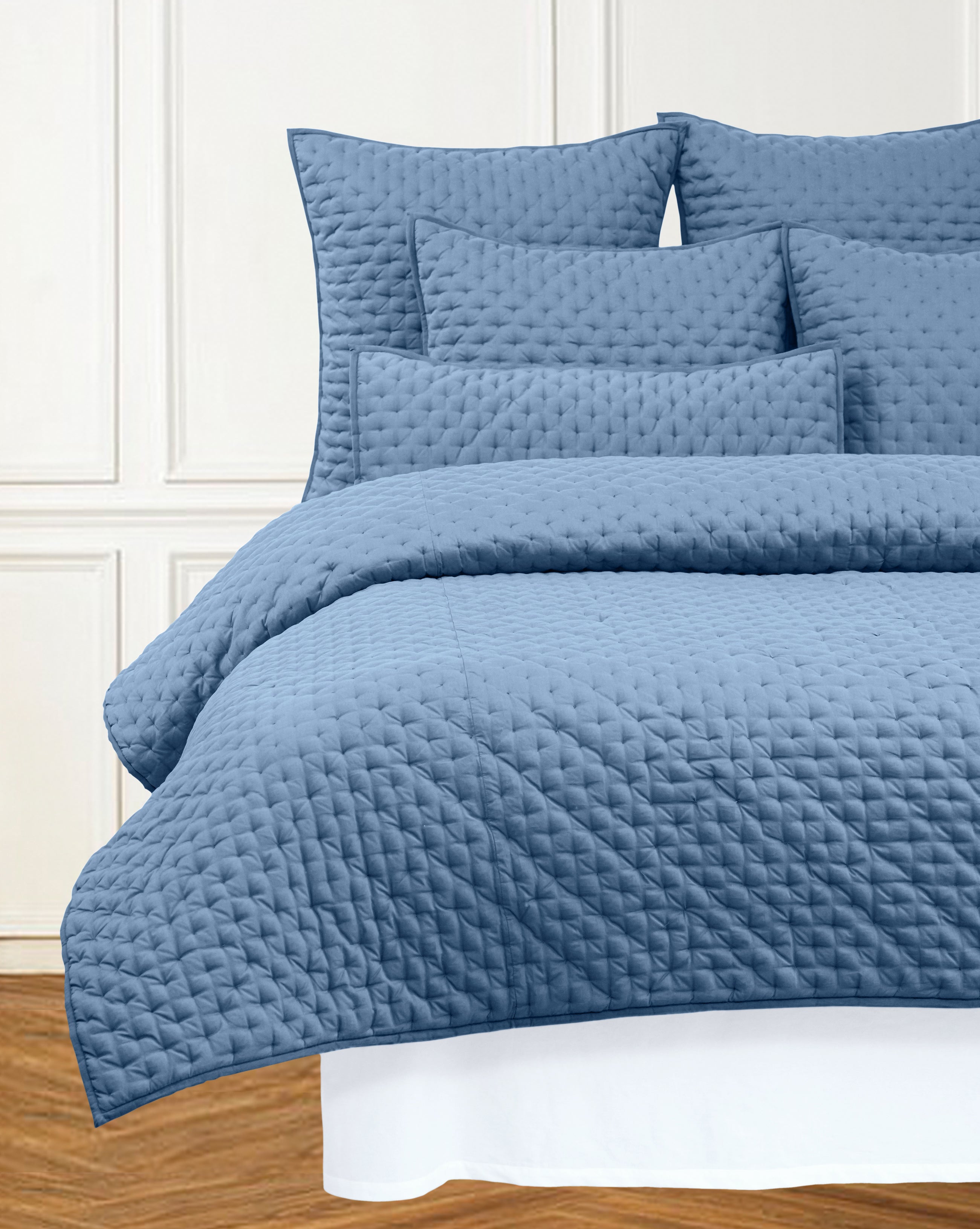 SEAMUS TWIN QUILT OCEAN BLUE