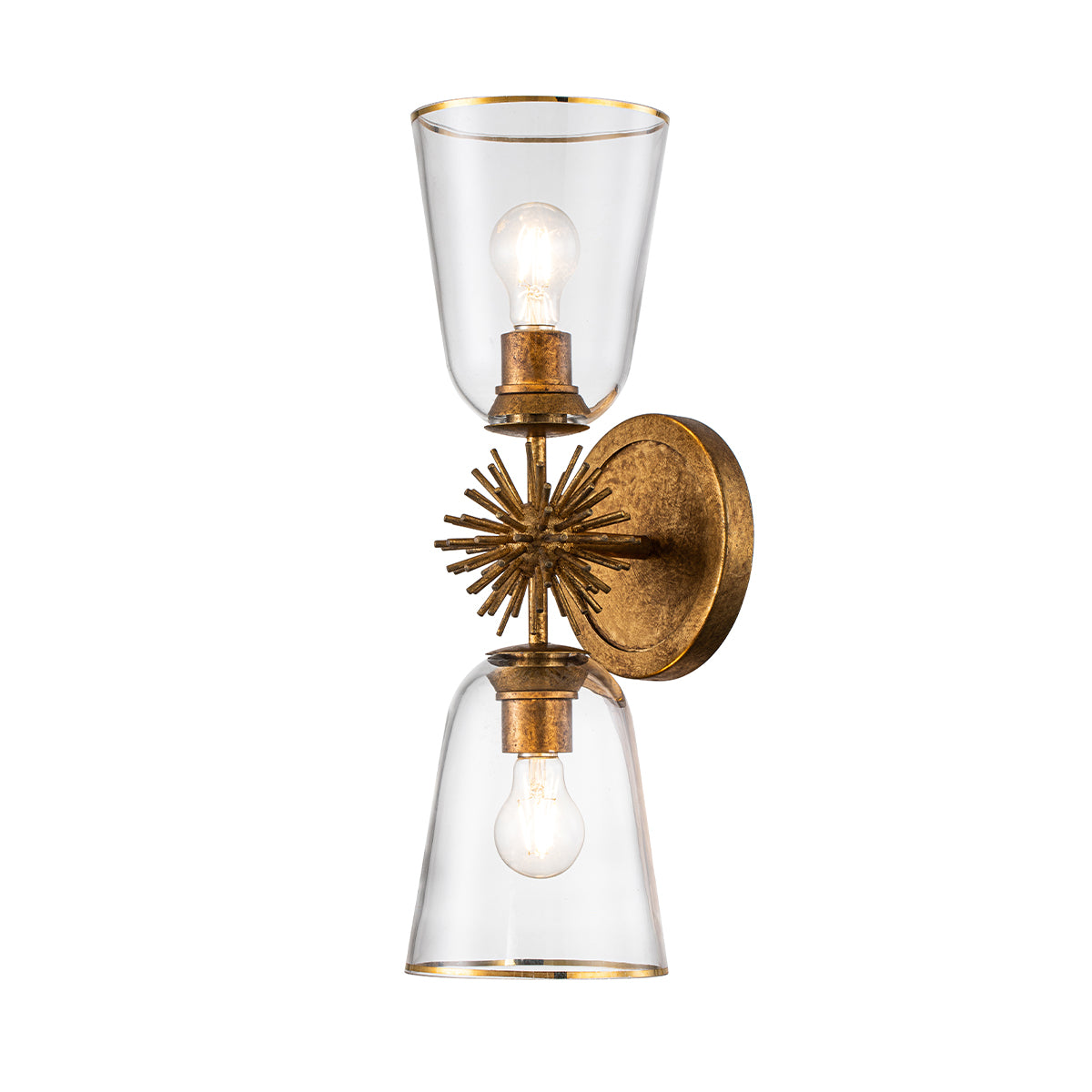 STARING 2 SCONCE GOLD