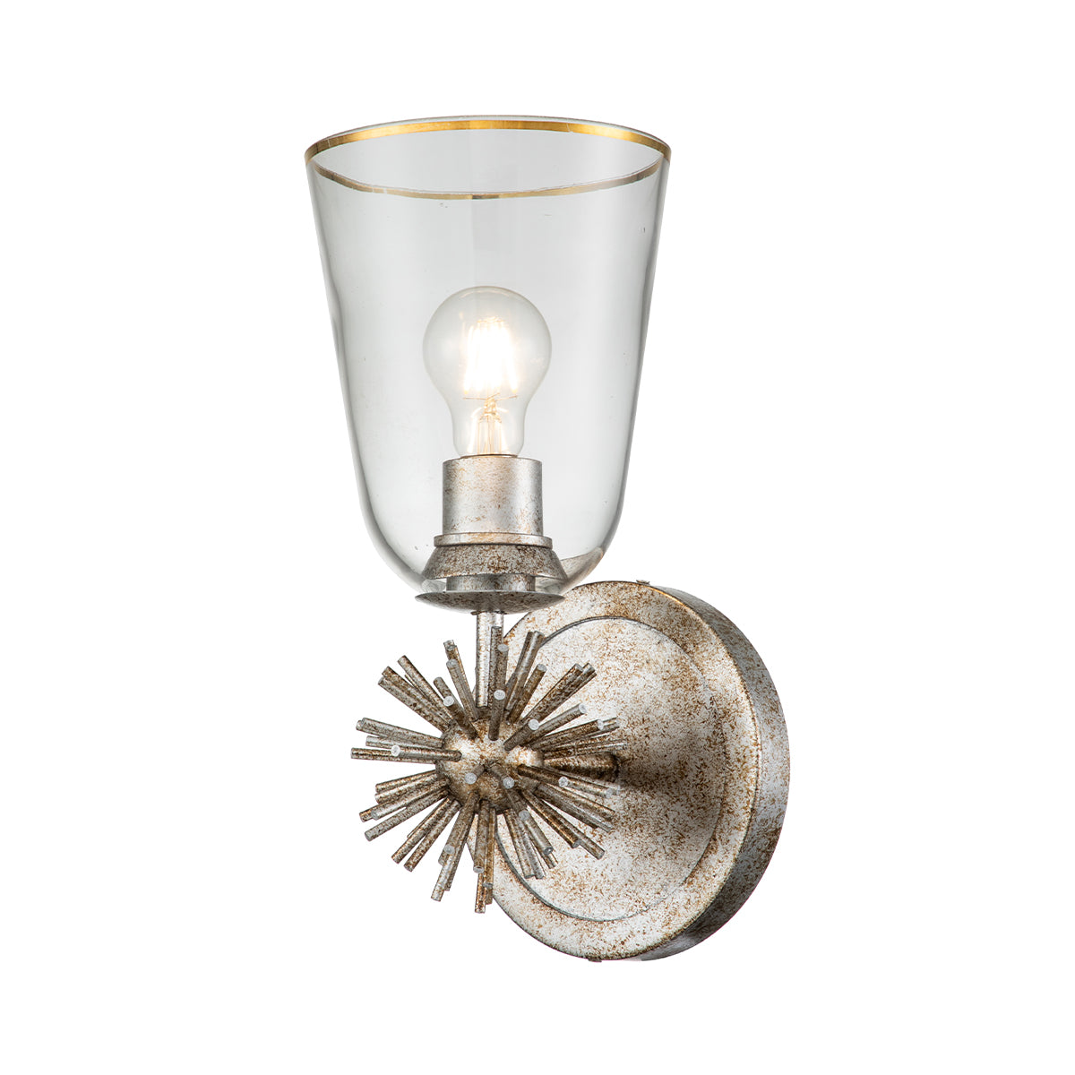 STARING 1 SCONCE SILVER