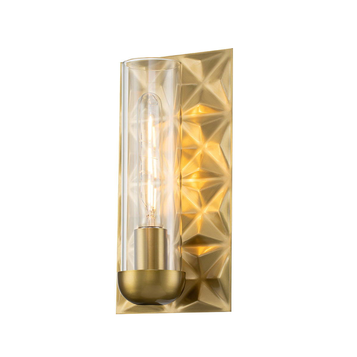 ALPHA 1 SCONCE IN BRASS