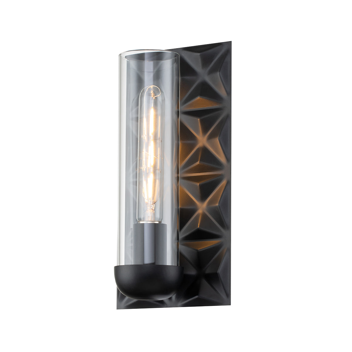ALPHA 1 SCONCE IN BLK