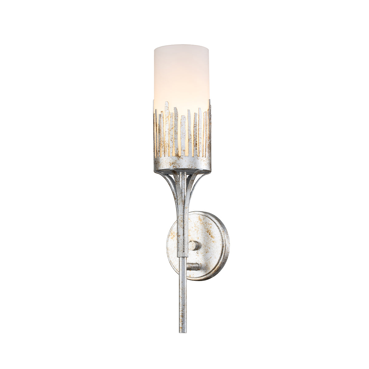 SAWGRASS 1 SCONCE SILVER
