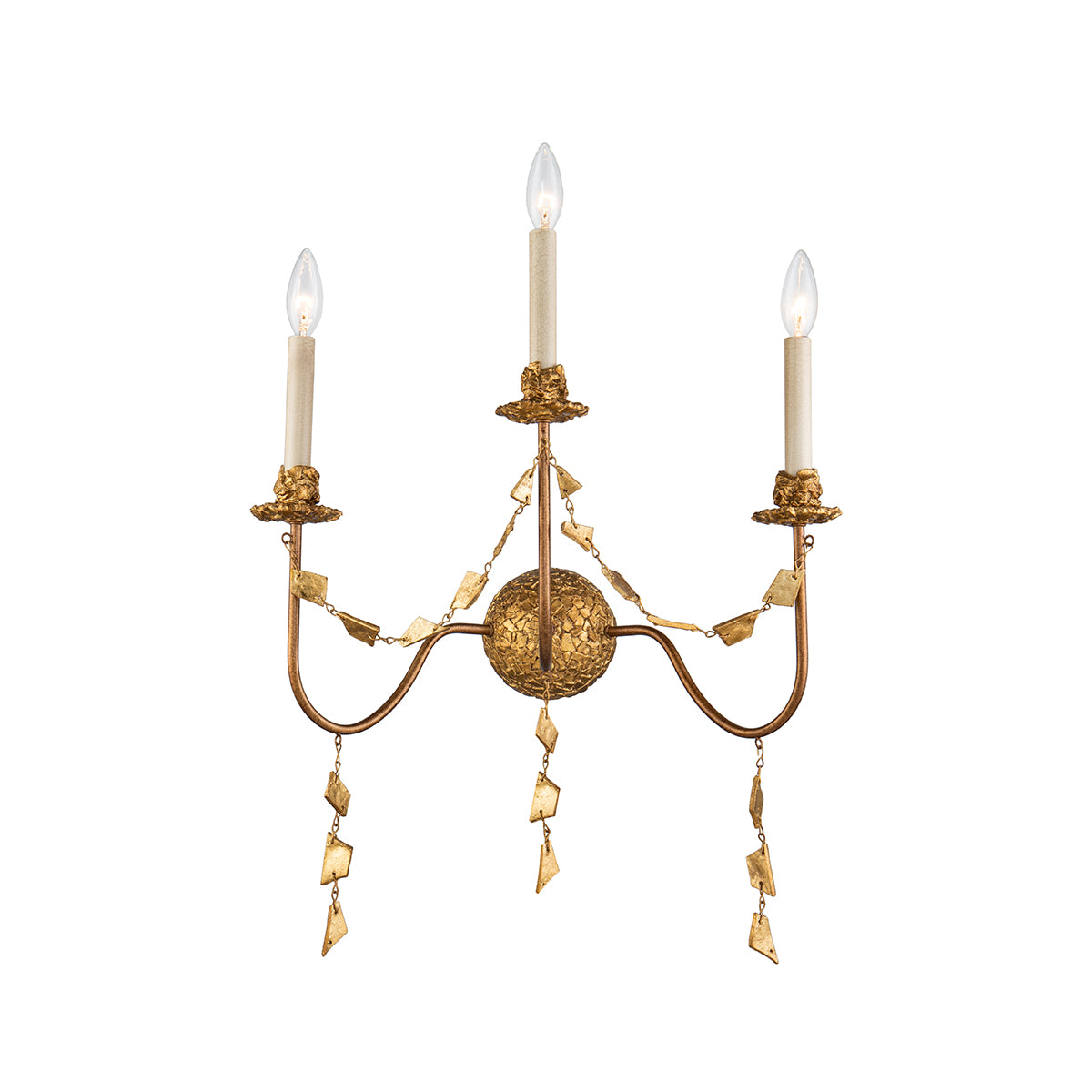 MOSAIC 3 SCONCE IN GOLD
