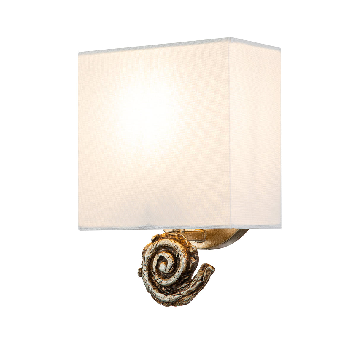 SWIRL SMALL SCONCE SILVER