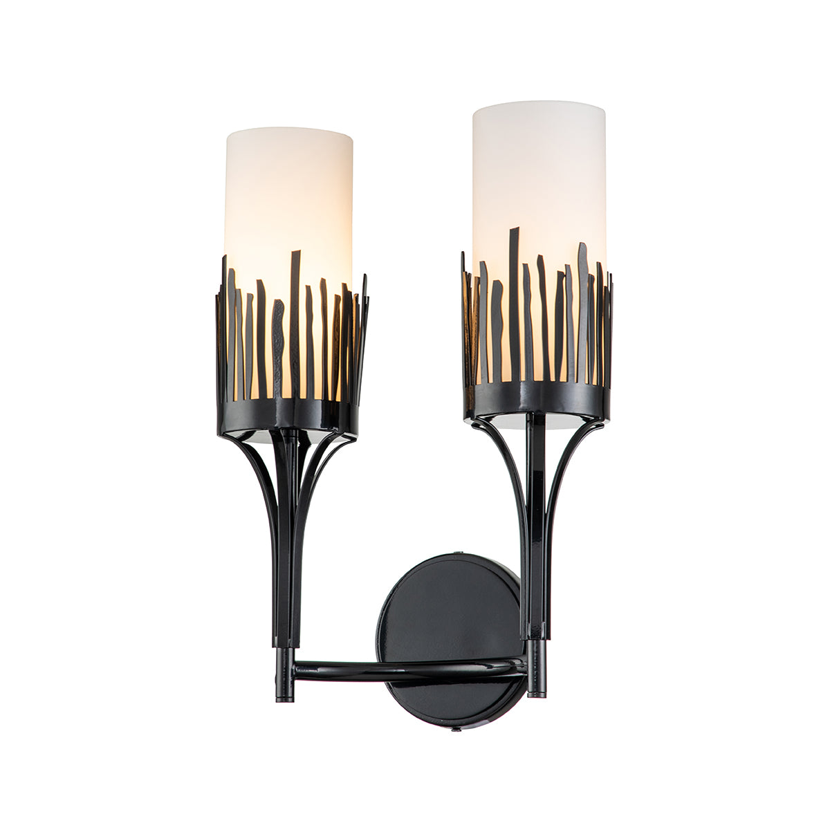 SAWGRASS 2 SCONCE IN BLK