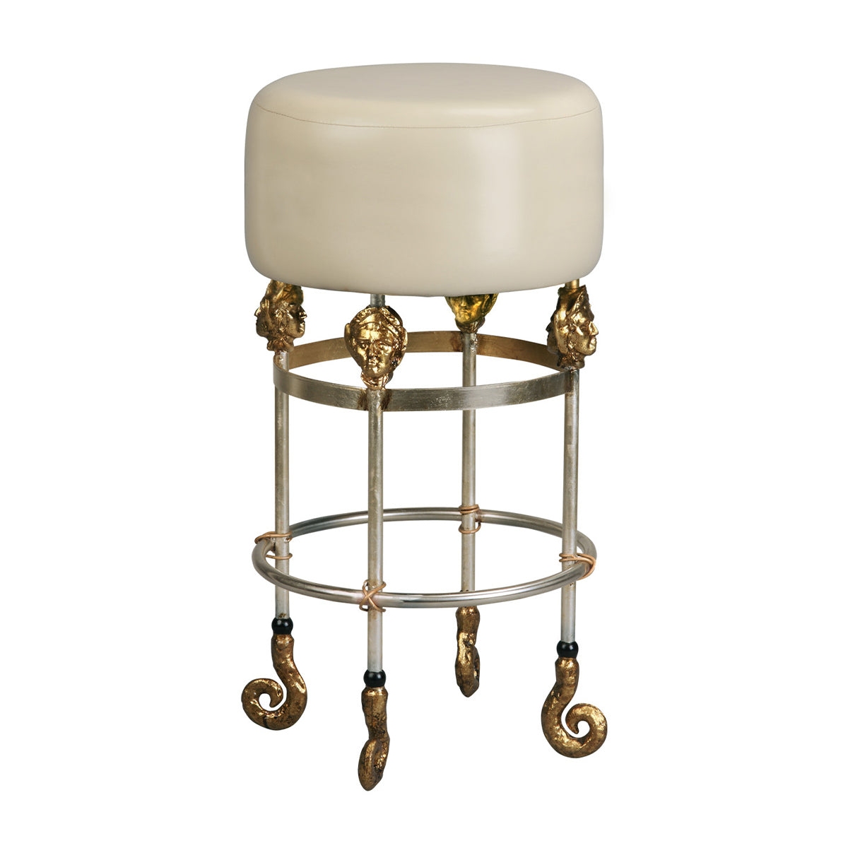 ARMORY TALL BLK BAR STOOL