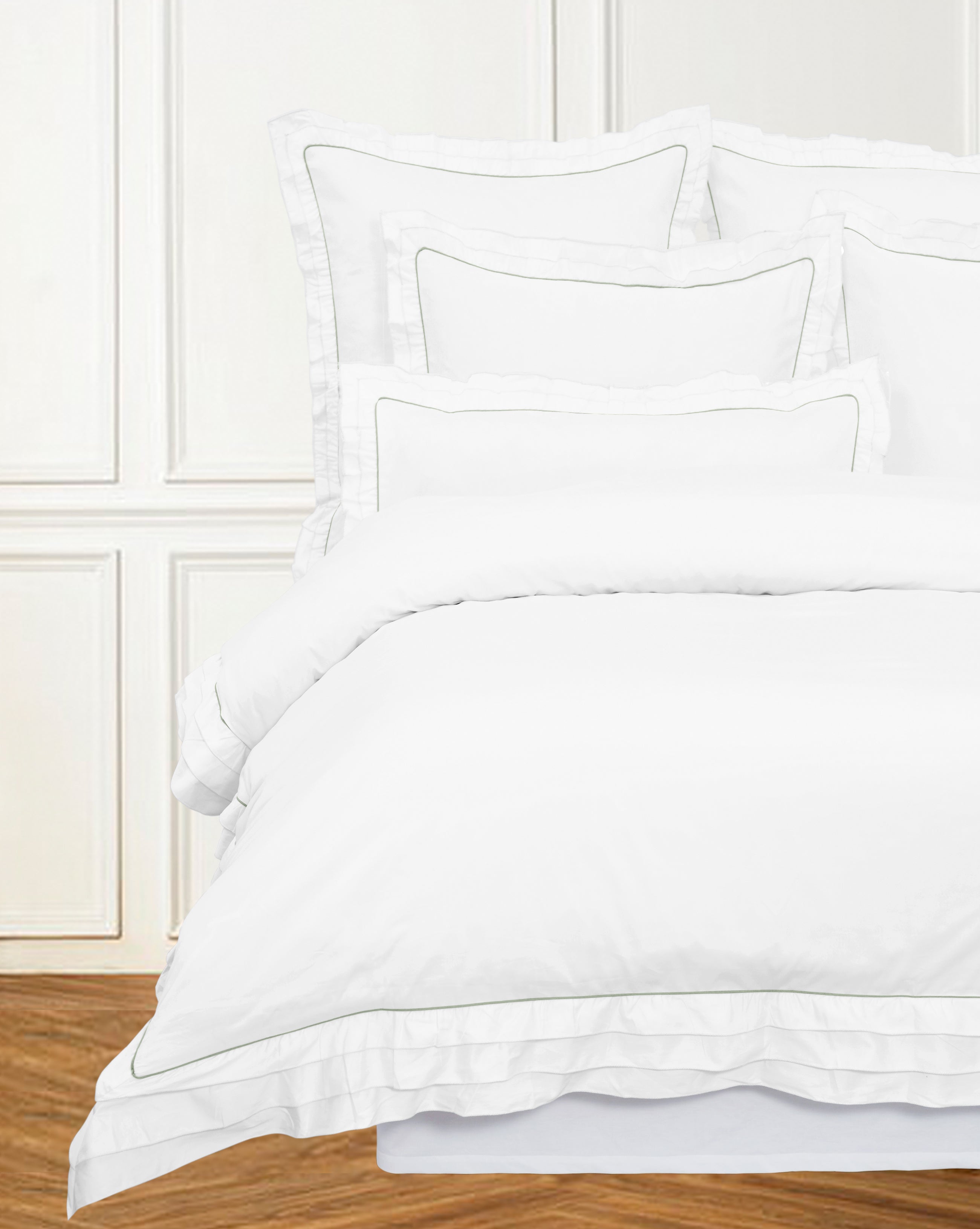 TALLULAH KING DUVET SAGE GREEN