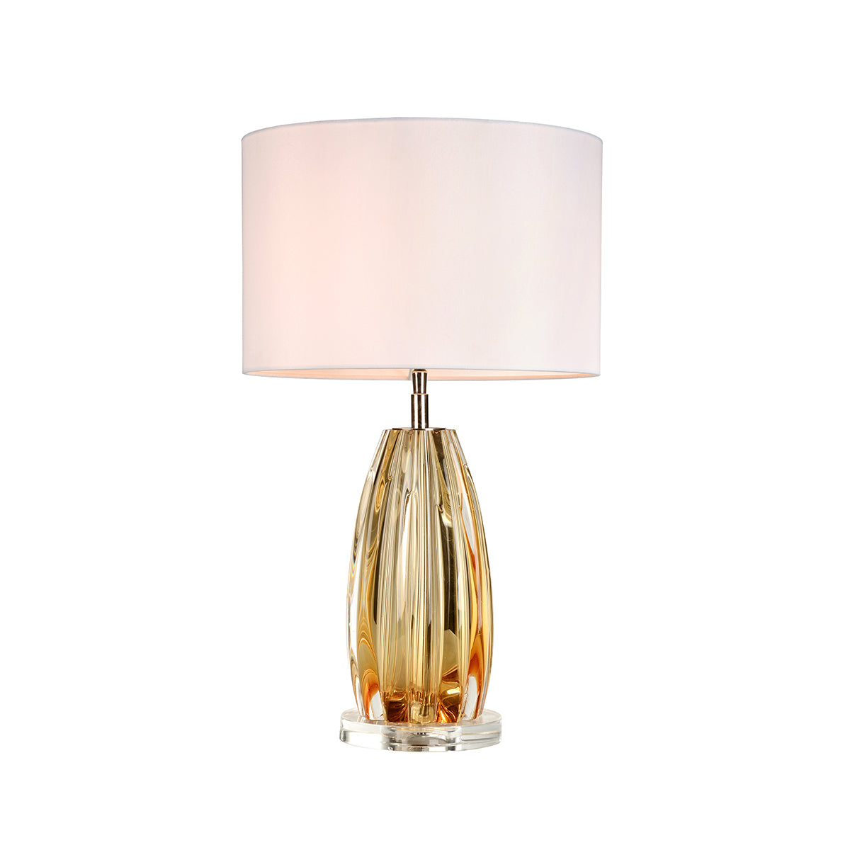 COGNAC GLASSTABLE LAMP