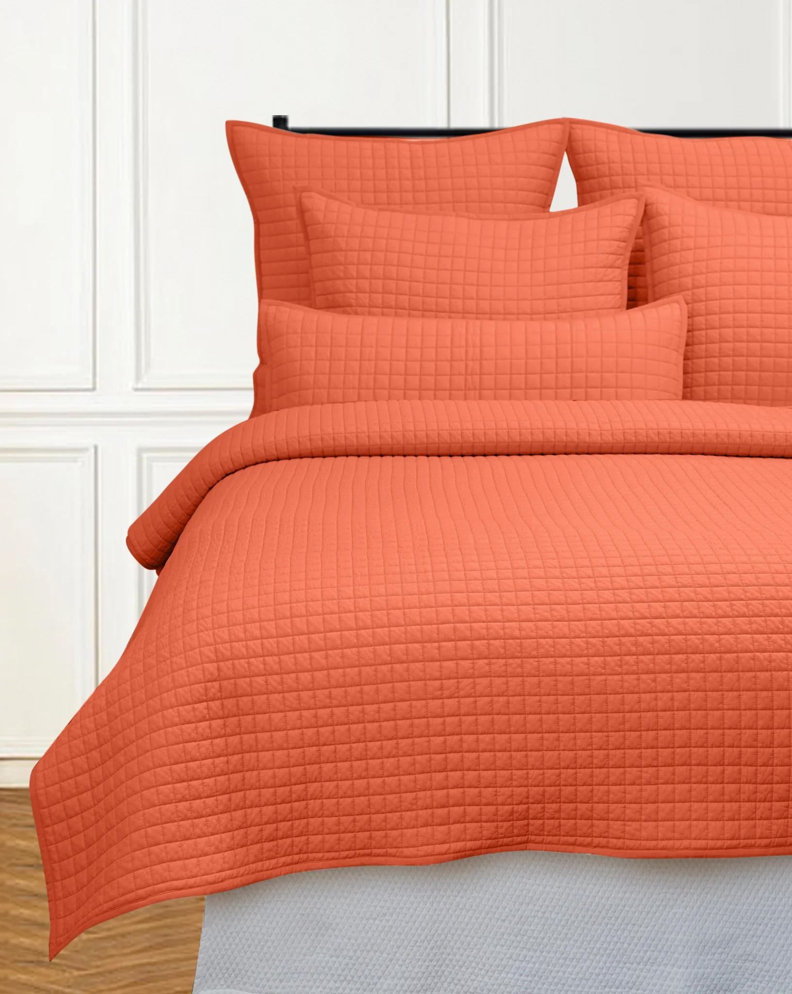 WILLA QUEEN QUILT RUST